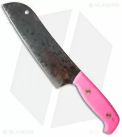 Svord Kiwi Santoku Carbon Steel Chef Knife Pink (7.25" Two-Tone)
