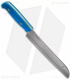 Svord Kiwi Santoku Chef Fixed Blade Knife Blue (7.25" Satin) -Outlet Kitchen Knives Store svord sku ss blue side cm