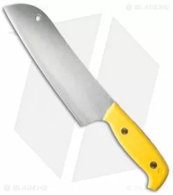 Svord Kiwi Santoku Chef Fixed Blade Knife Yellow (7.25" Satin)