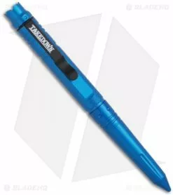 Takedown DLX Tactical Defense Pen W/ Crown & Glow Insert (Blue)