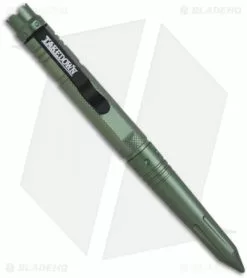 Takedown DLX Tactical Defense Pen W/ Crown & Glow Insert (Green)