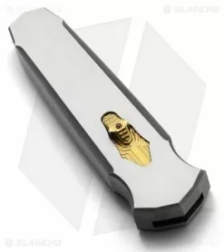 J.A. Harkins Custom Triton D/A OTF Stainless Steel Automatic Knife (Damascus) -Outlet Kitchen Knives Store triton harkinsknives dama front