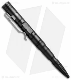 UZI Tactical Pen 9 W/ White LED Light (Black) TACPEN-9