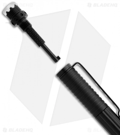 UZI Tactical Defender Pen 3 W/ Crown & Hand Cuff Key (Black) TACPEN-3 2 UZI Tactical Defender Pen 3 W/ Crown & Hand Cuff Key (Black) TACPEN-3 - Image 2