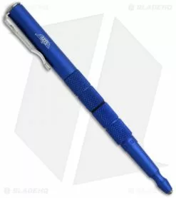 UZI Tactical Defender Pen 5 W/ Glass Breaker Tip (Blue) TACPEN-5