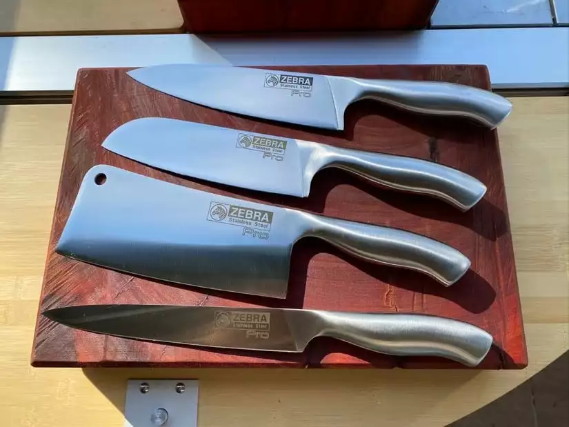 Outlet Kitchen Knives Store -Outlet Kitchen Knives Store zebra stainless steel pro knife range01